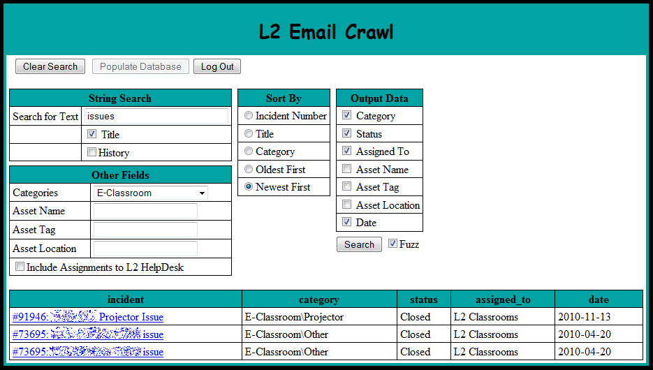 L2 Email Crawl